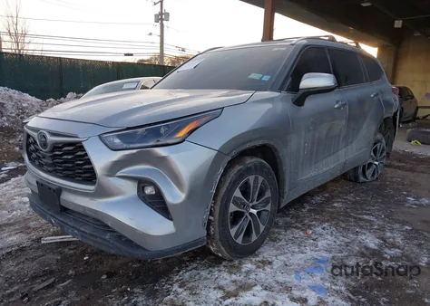 2021 Toyota Highlander Xle from USA, damaged, VIN 5TDGZRBH1MS153467